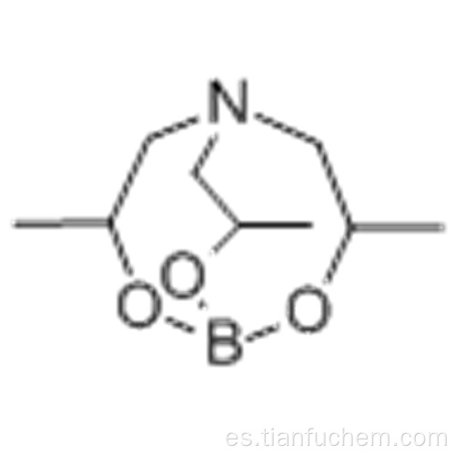 2,8,9-Trioxa-5-aza-1-borabiciclo [3.3.3] undecano, 3,7,10-trimetil- CAS 101-00-8